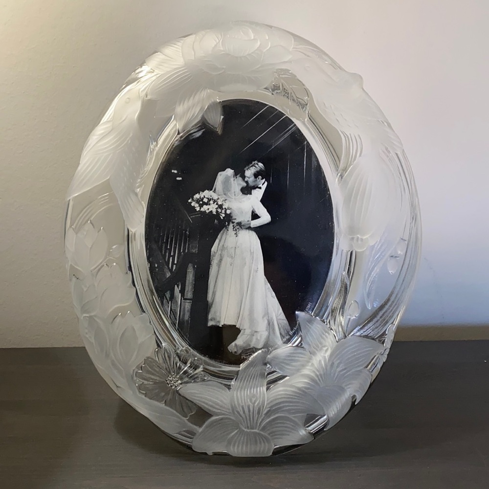 NIB Paradise Garden Crystal Frame